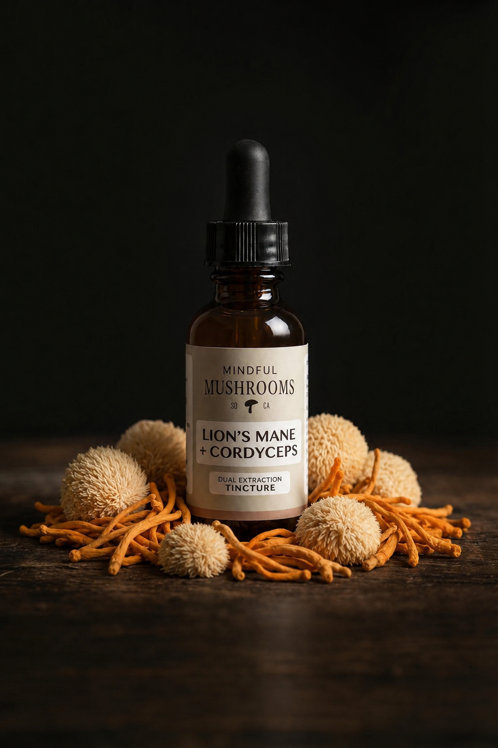 Lion's Mane + Cordyceps Tincture